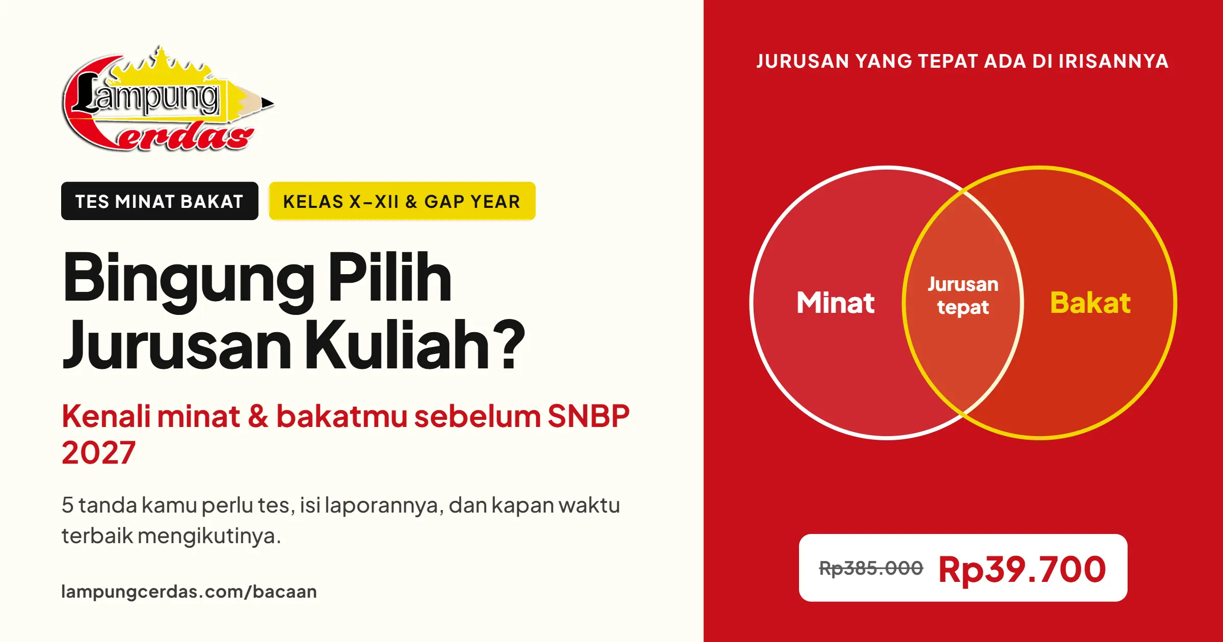Tes Minat Bakat untuk Pilih Jurusan Kuliah: Kapan Perlu?